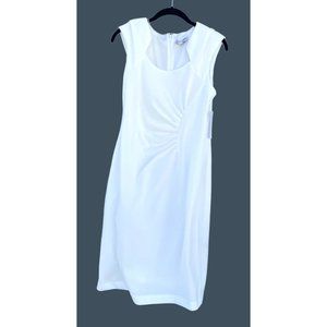 Shelby & Palmer Womens US 8 white  Ivory/White Fitted Dress